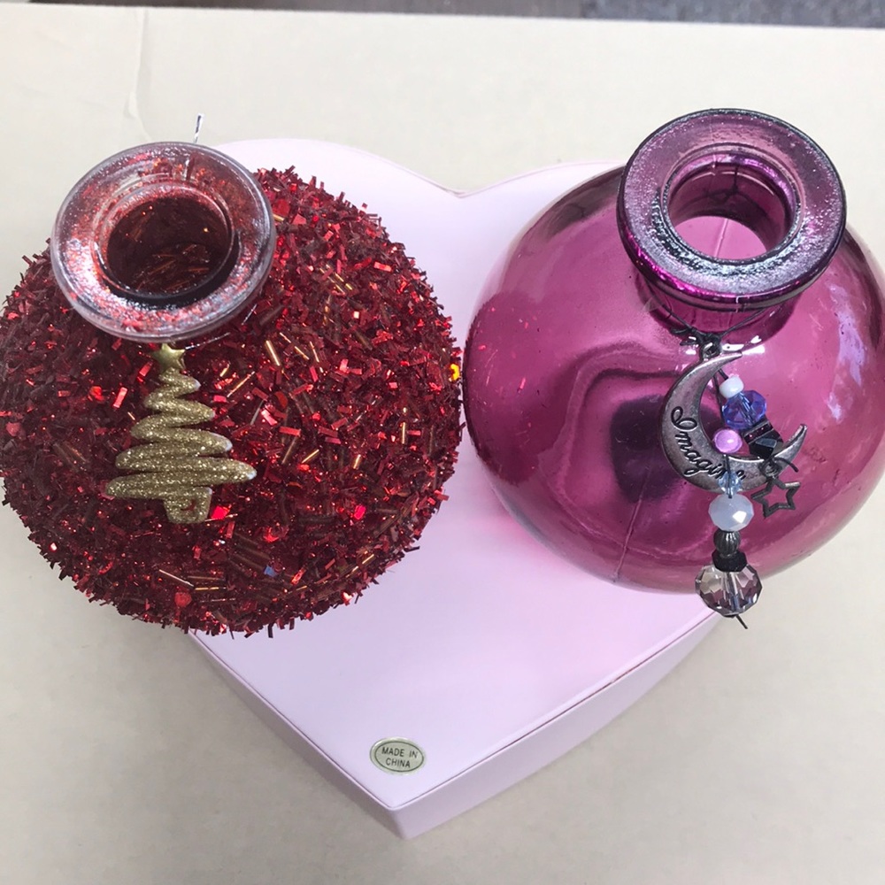 Pair of Small Decorator Diffuser Bottles